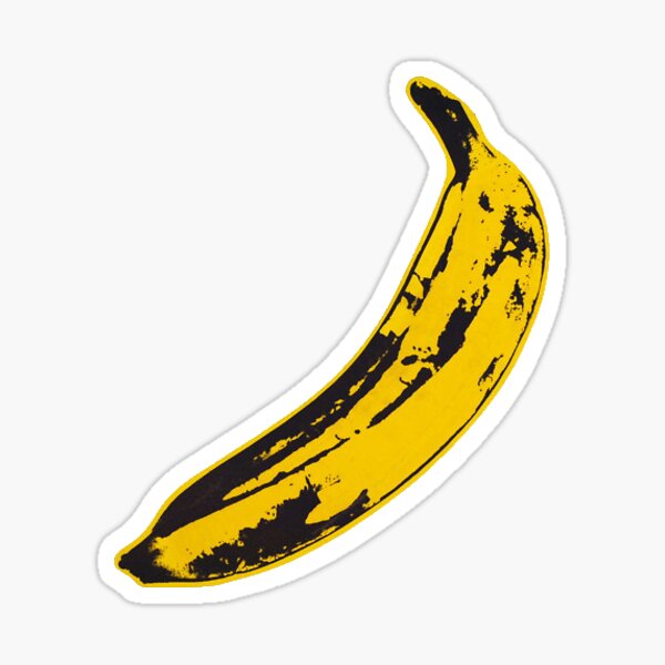 Baby Food Banana - Andy Warhol Is Banana 5PCS Stickers