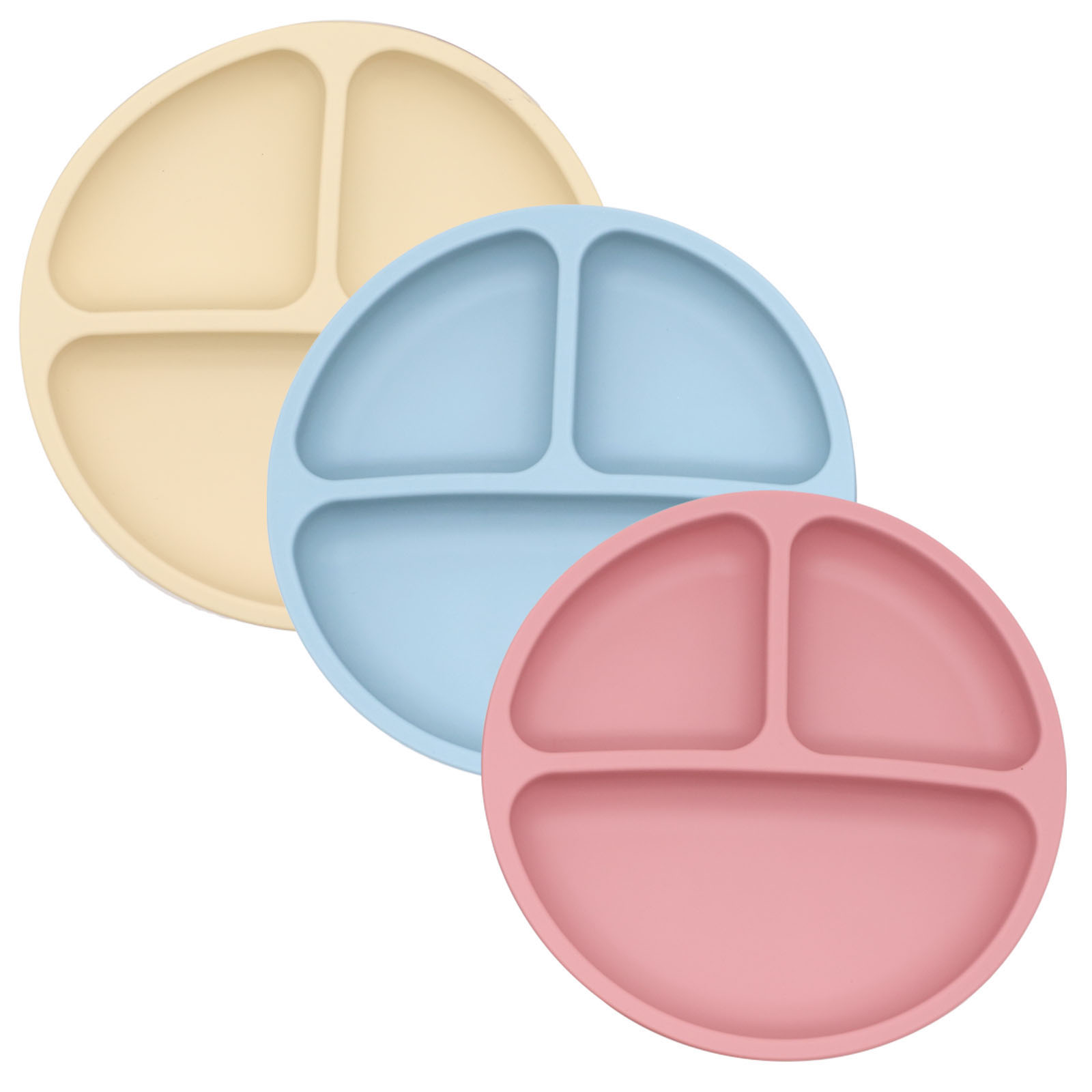Baby Food Table - Food grade silicone split plate with
