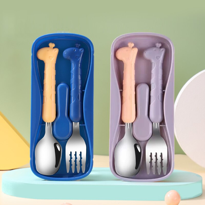2PCSChildrens Tableware 304 Fo - đánh giá và giá Easy Baby Food