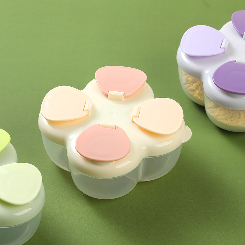 Portable Clover 4-Compartment  - đánh giá và giá Baby Food Glass Jar