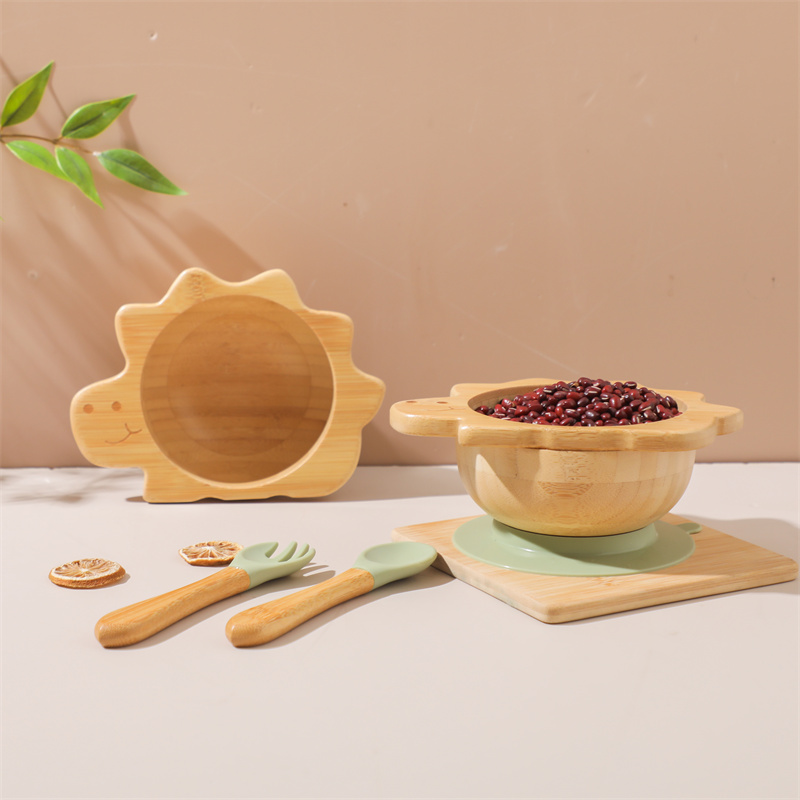 Baby Wooden Tableware Set Dino - đánh giá và giá Baby Food Table