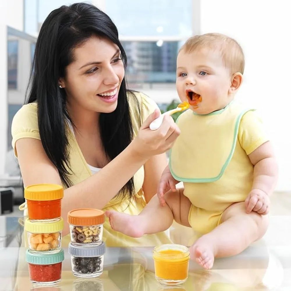 6pcs Multipurpose Glass Baby F - đánh giá và giá Baby Food Glass Jar