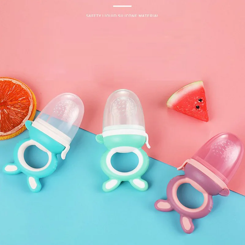 3pcs/set Rabbit-Shape Baby Fru - đánh giá và giá Mesh Feeder Bag