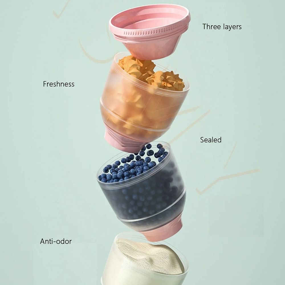 3 Layers Baby Milk Powder Box  - đánh giá và giá Puree Baby Food