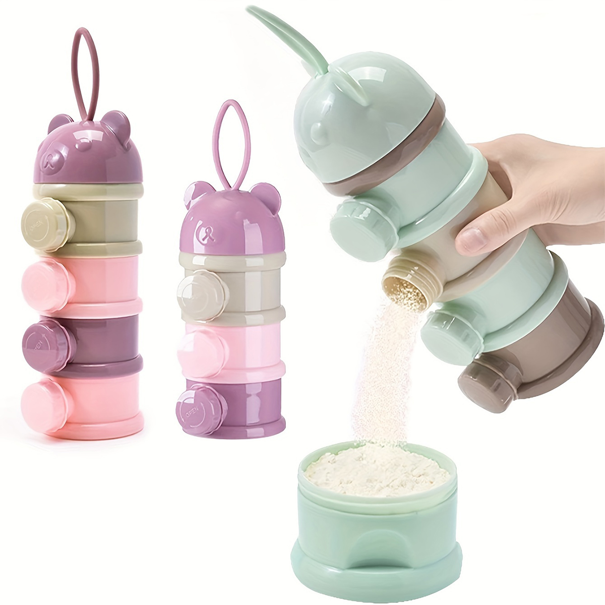 Large Capacity Baby Milk Powde - đánh giá và giá Puree Baby Food