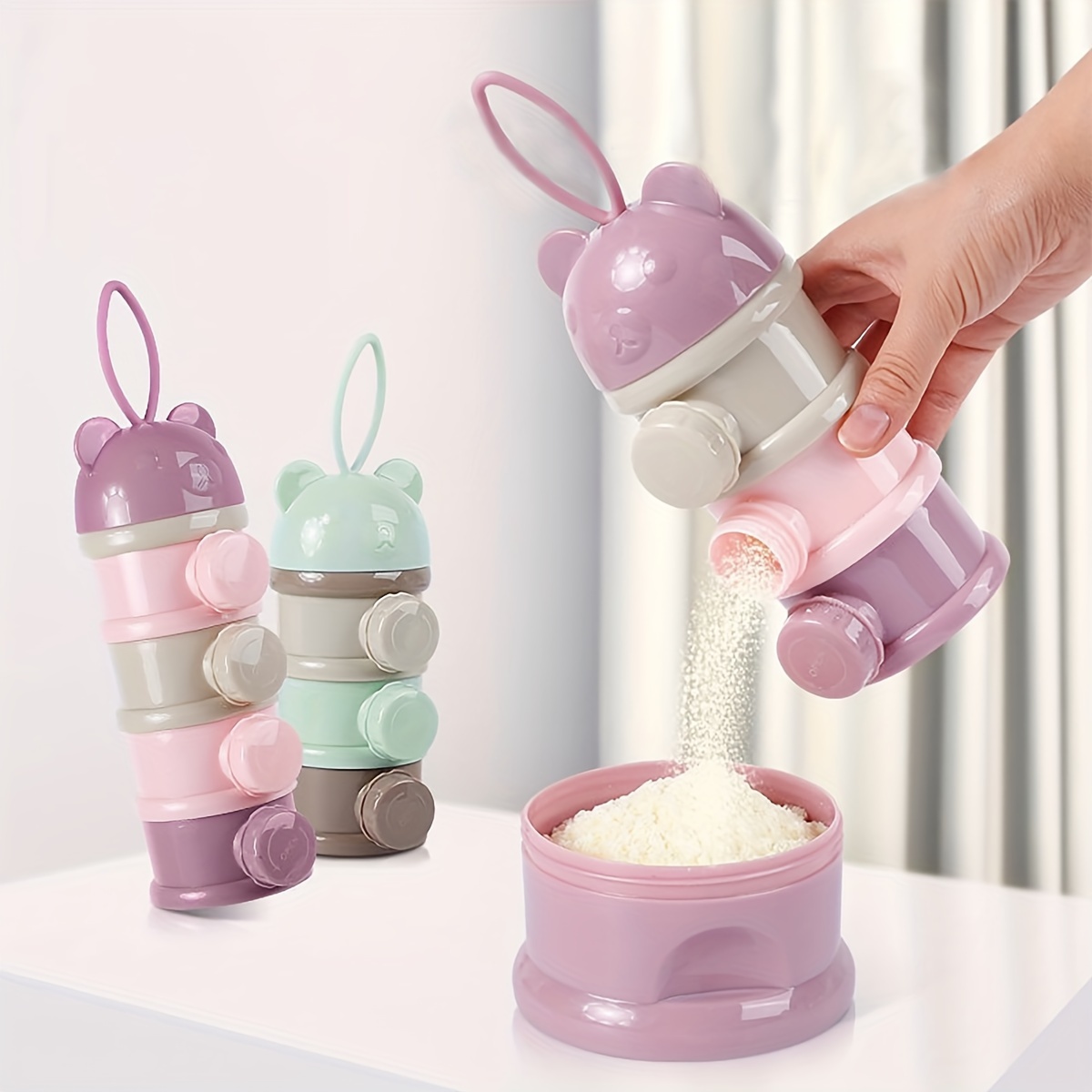 Large Capacity Baby Milk Powde - đánh giá và giá Puree Baby Food