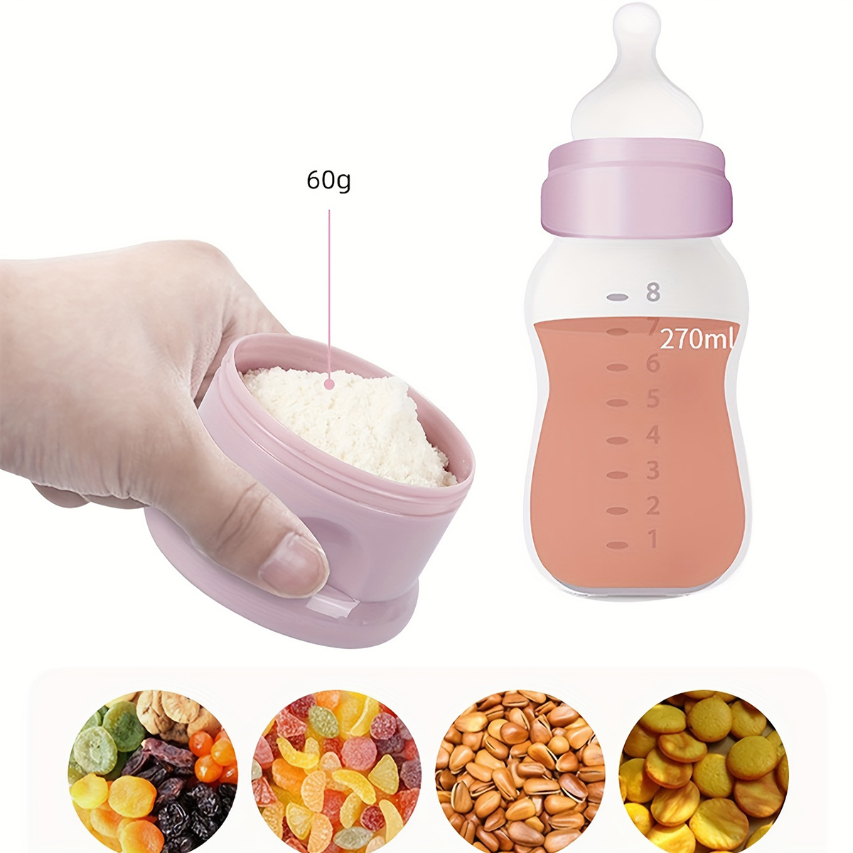 Large Capacity Baby Milk Powde - đánh giá và giá Puree Baby Food