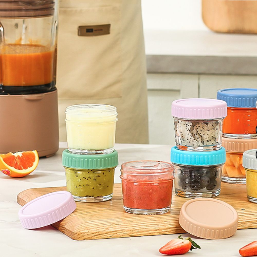 6pcs Multipurpose Glass Baby F - đánh giá và giá Baby Food Glass Jar
