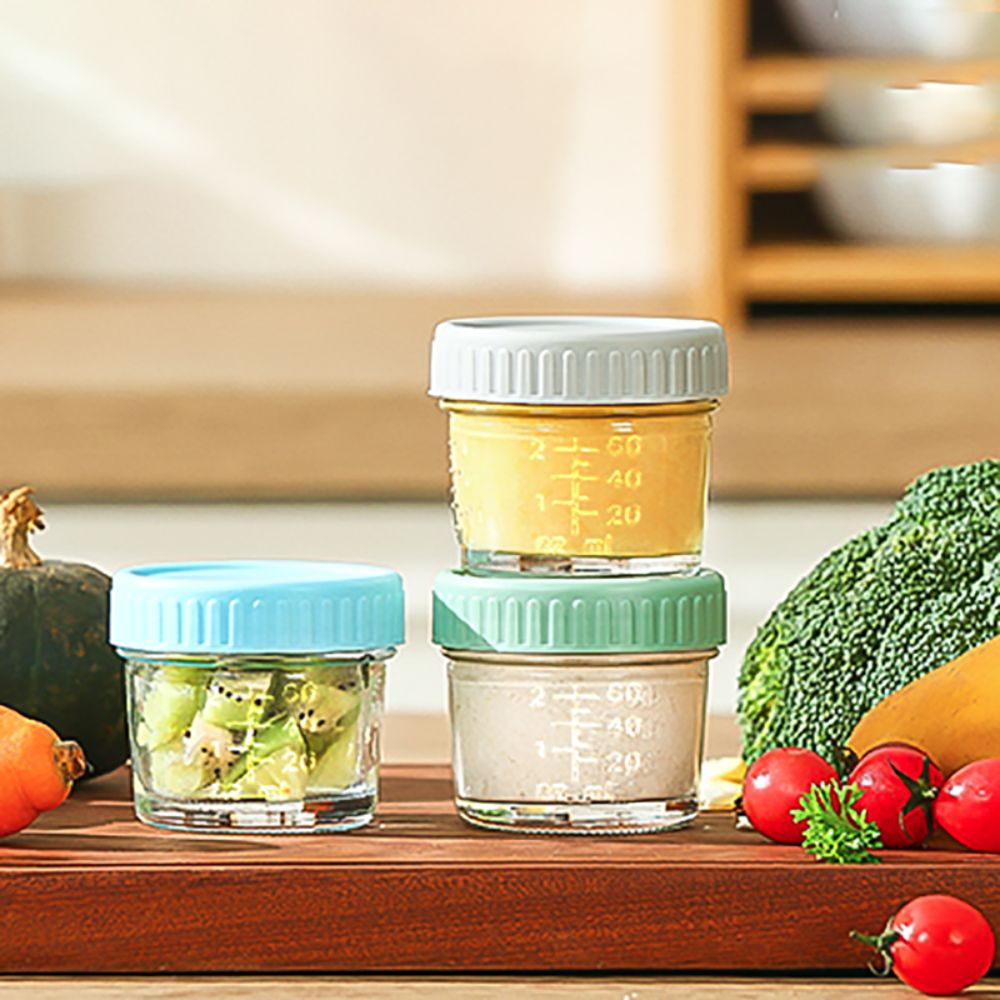 6pcs Multipurpose Glass Baby F - đánh giá và giá Baby Food Glass Jar
