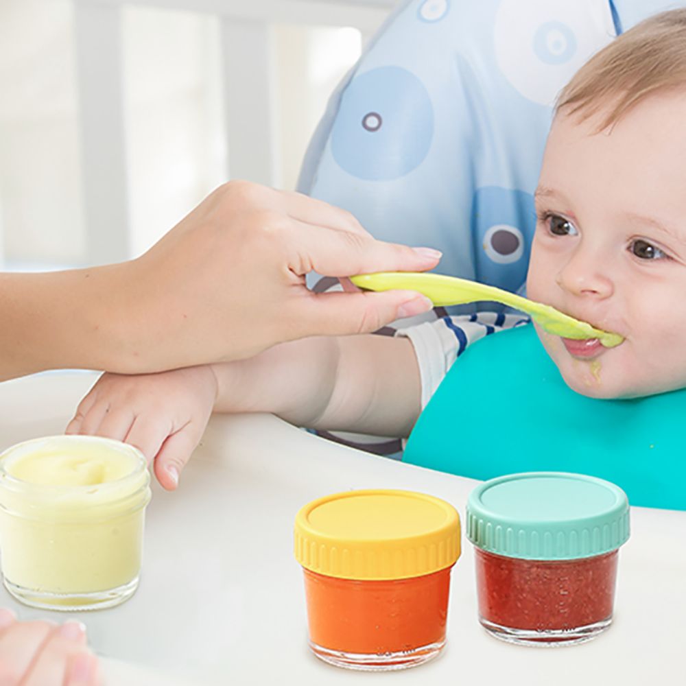 6pcs Glass Baby Food Jar Reusa - đánh giá và giá Baby Food Glass Jar