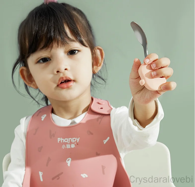 1setElephant Short Fork Spoon  - đánh giá và giá Baby Food Knife Set