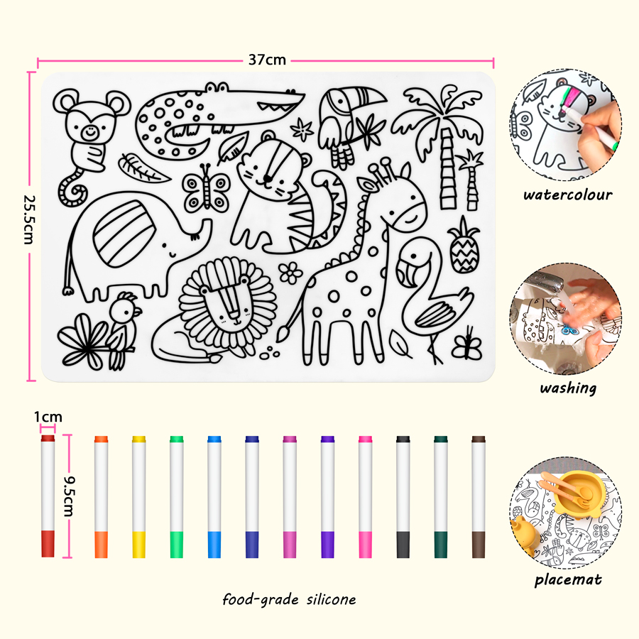Personalized DIY Color Silicon - đánh giá và giá Baby Food Table