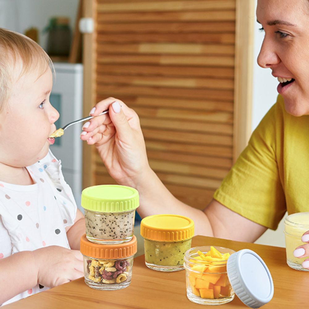 6pcs Multipurpose Glass Baby F - đánh giá và giá Baby Food Glass Jar