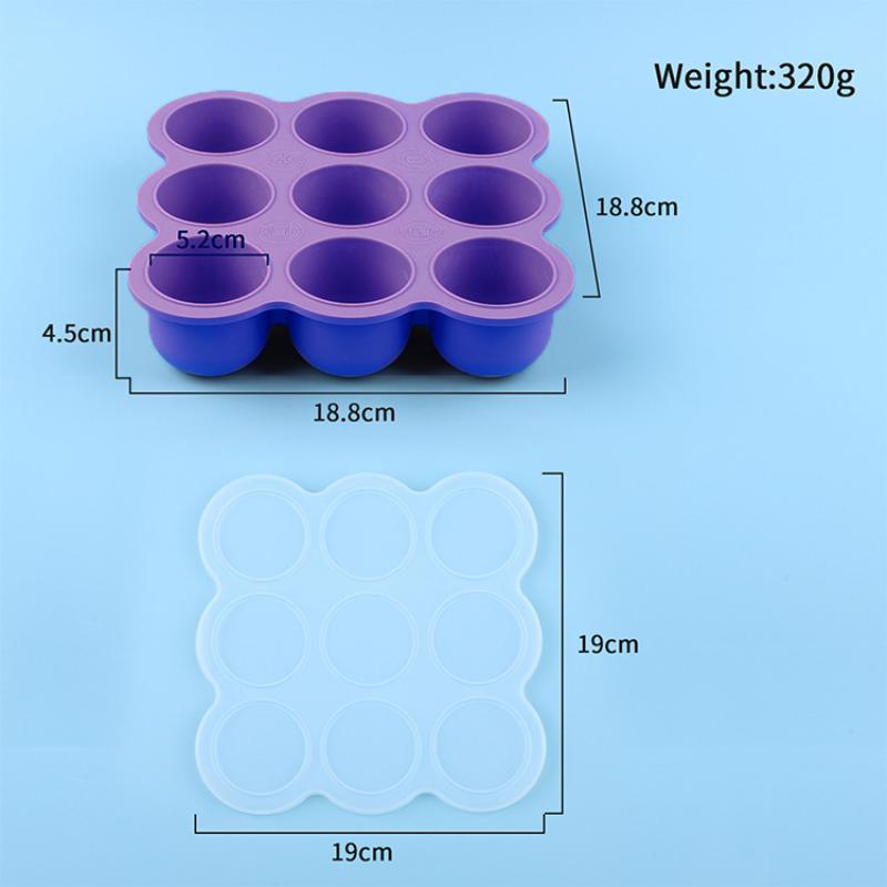 Baby Food Silicone Container 9 - đánh giá và giá Puree Baby Food