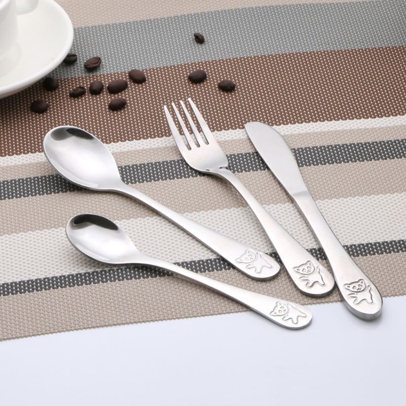 4 Pcs/set Baby Teaspoon Spoon  - đánh giá và giá Baby Food Knife Set