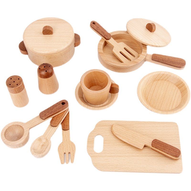 Maoduo Toys Beech Wooden Kids  - đánh giá và giá Baby Food Game