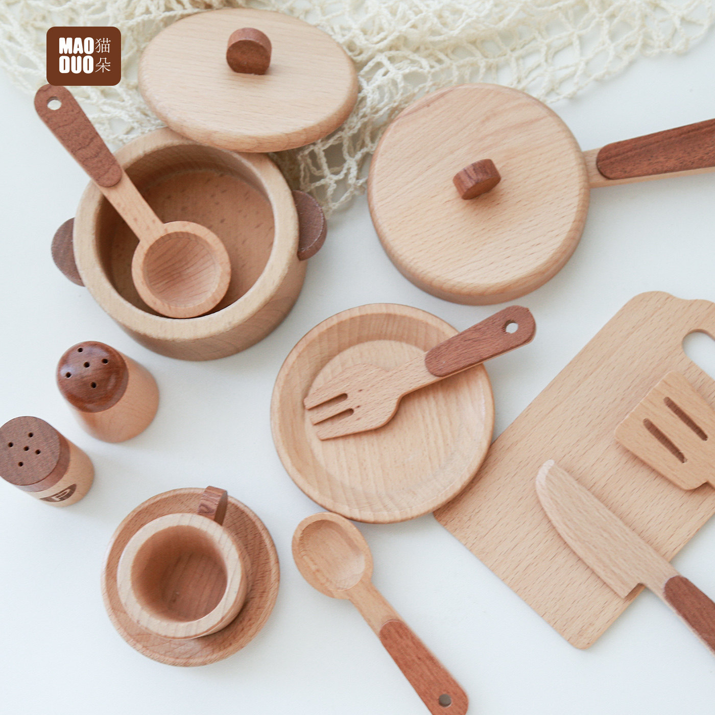 Maoduo Toys Beech Wooden Kids  - đánh giá và giá Baby Food Game