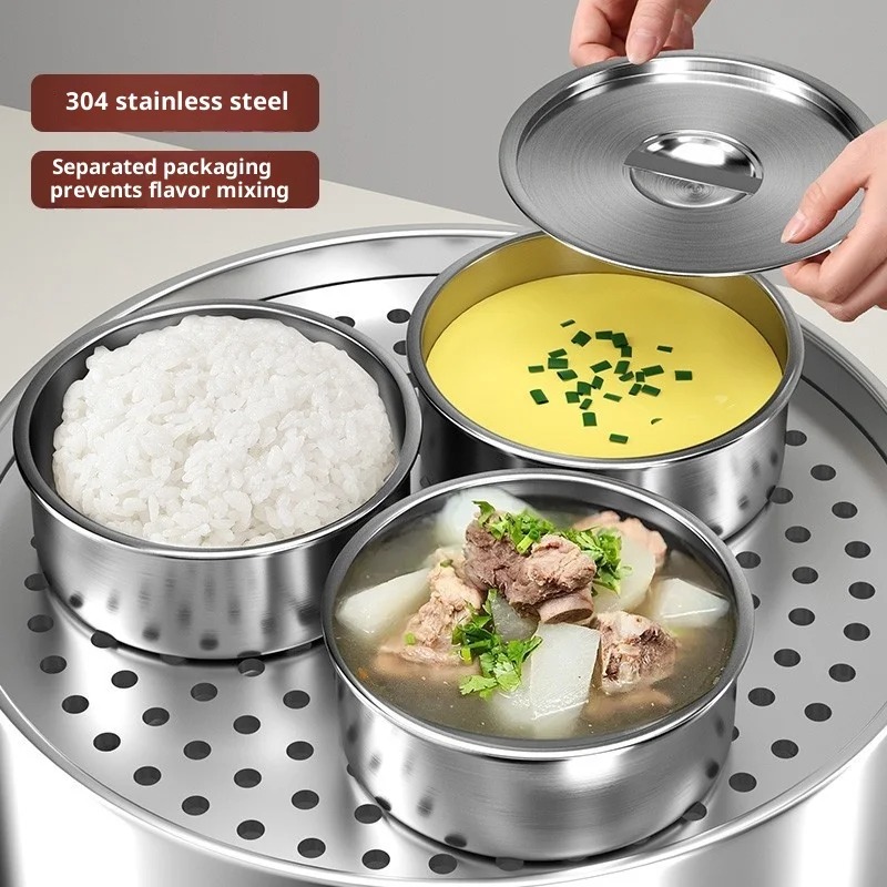 Stainless Steel Steaming Bowl  - đánh giá và giá Baby Food Home