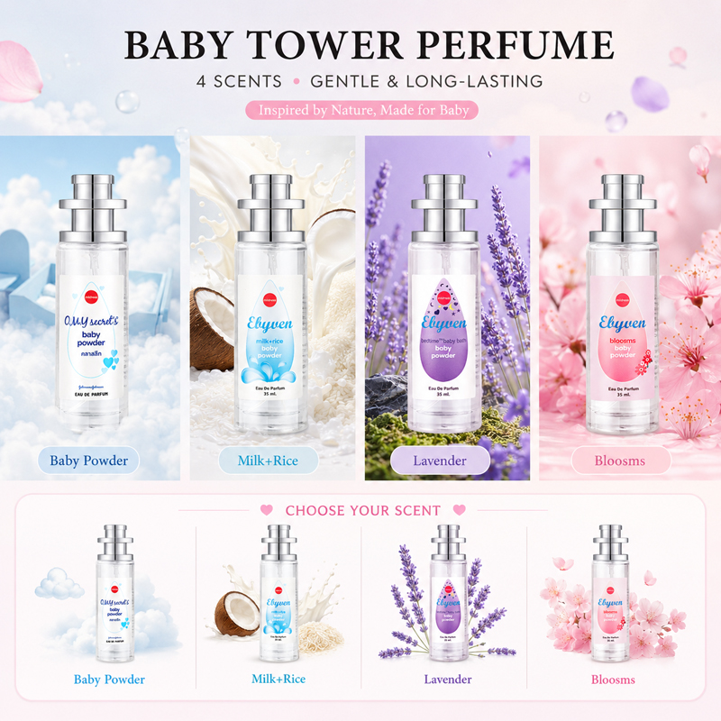 2pcs 35ml Baby Powder Perfume  - đánh giá và giá Puree Baby Food
