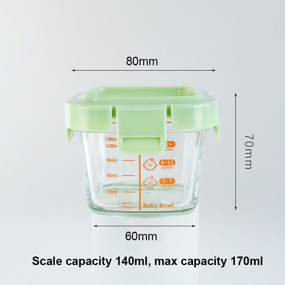 New 170ml Food Storage Box Fro - đánh giá và giá Baby Food Glass Jar