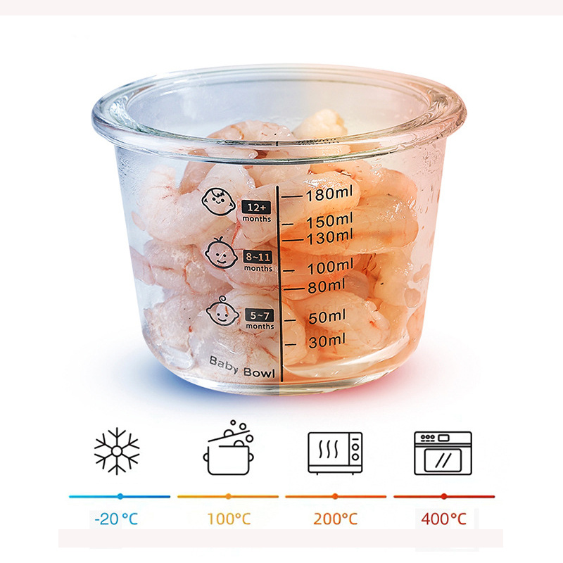 High Borosilicate Glass Lunch  - đánh giá và giá Baby Food Glass Jar