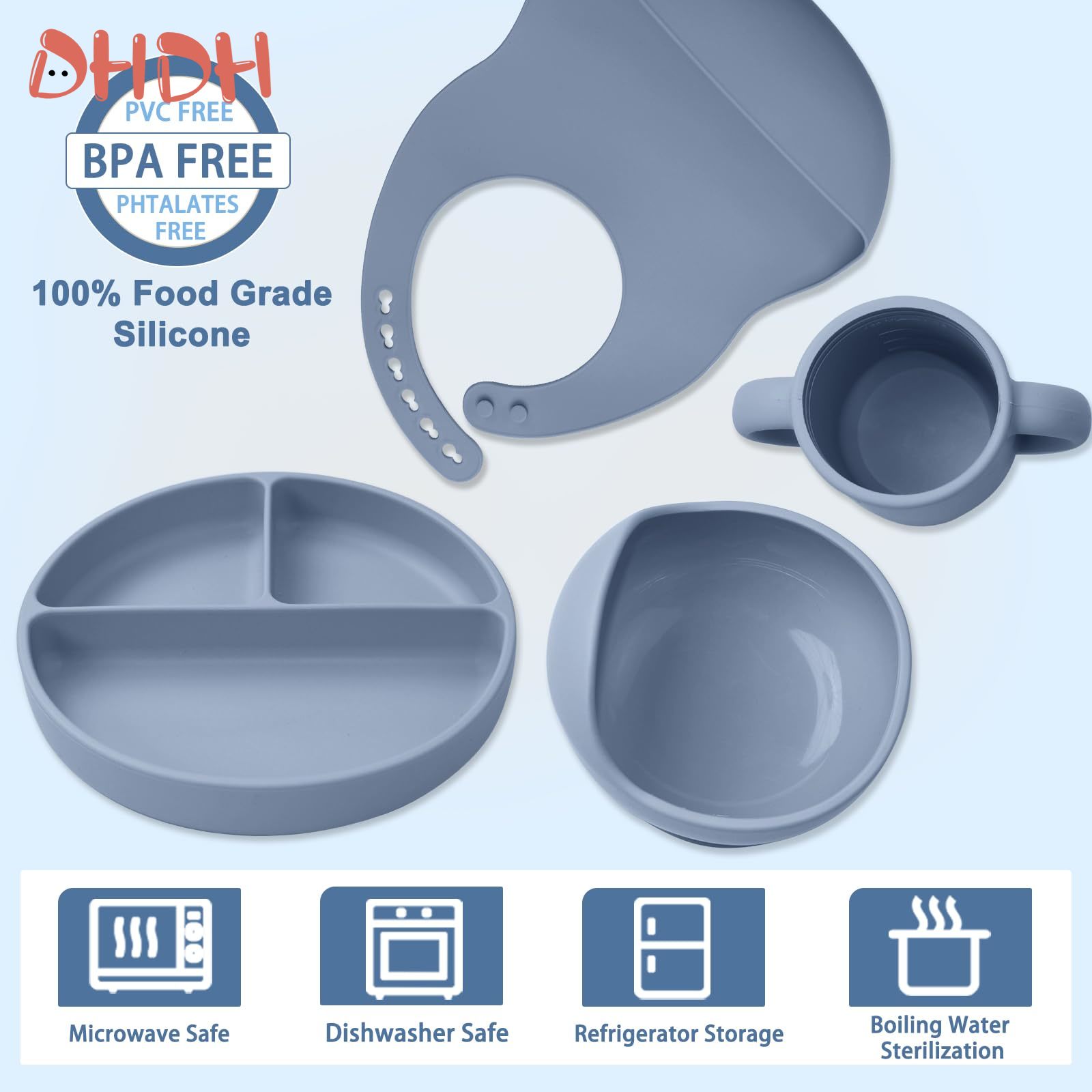 Silicone Baby Feeding Set Tabl - đánh giá và giá Baby Food Table
