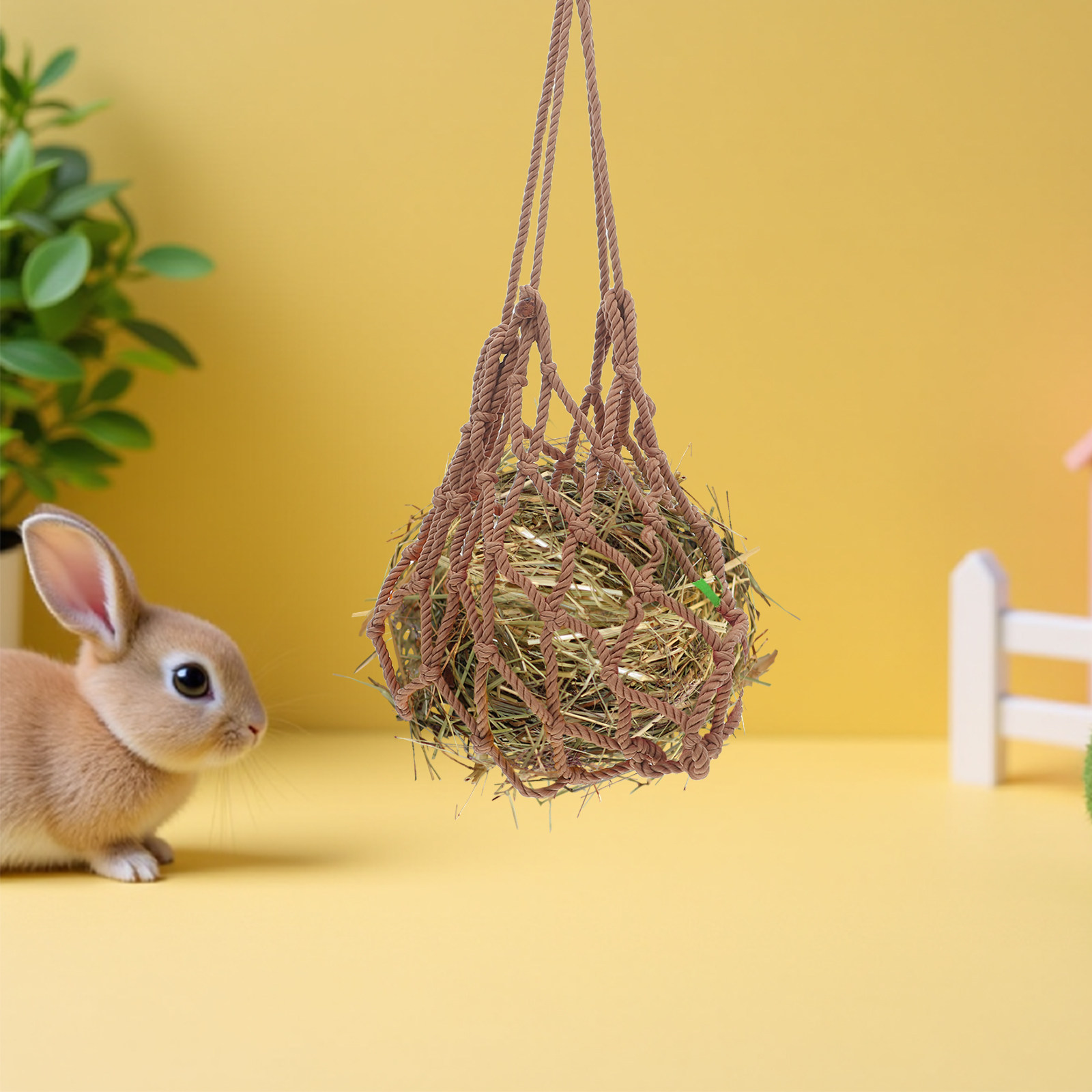 Rabbit Hay Feeder Hanging Tran - đánh giá và giá Mesh Feeder Bag