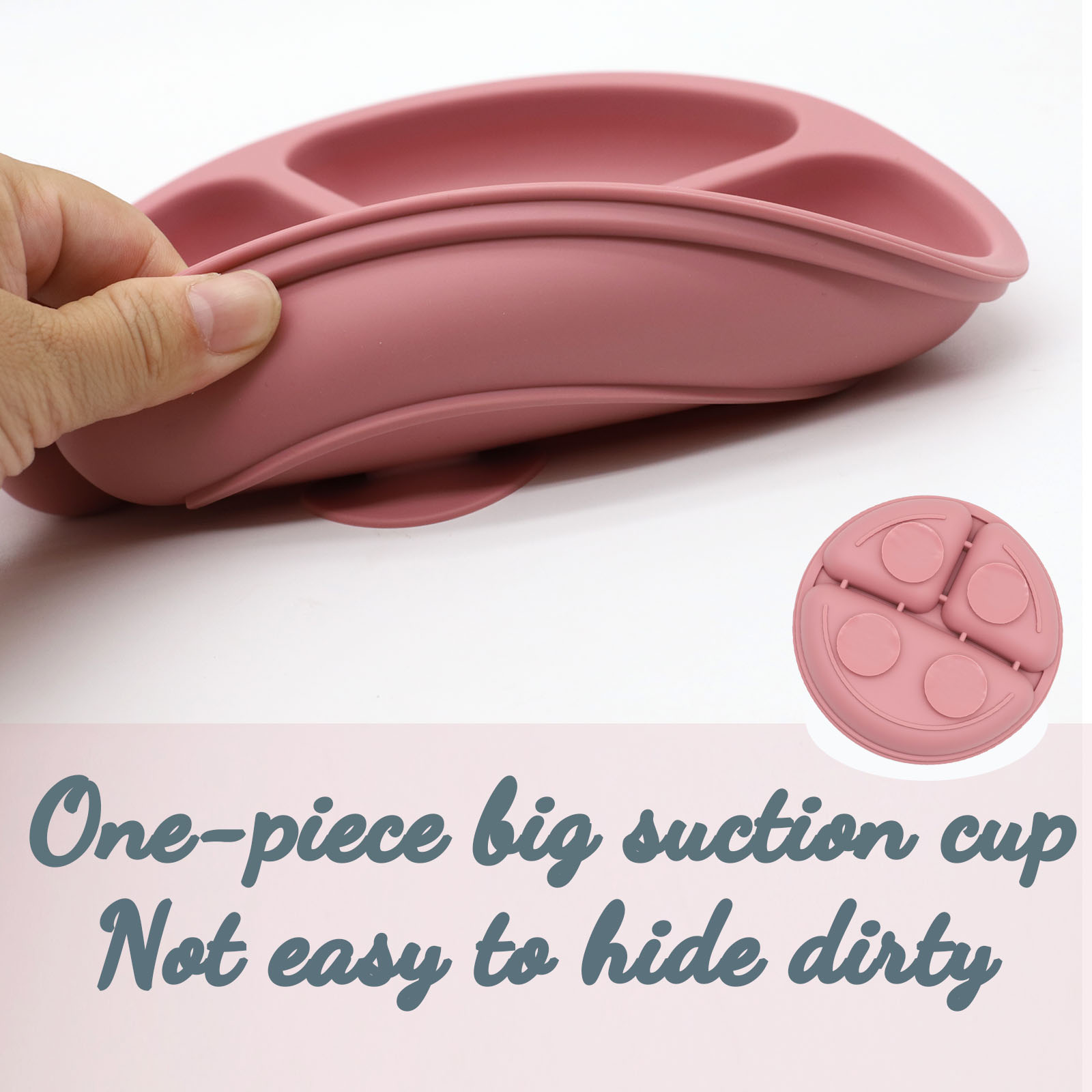 Food grade silicone split plat - đánh giá và giá Baby Food Table