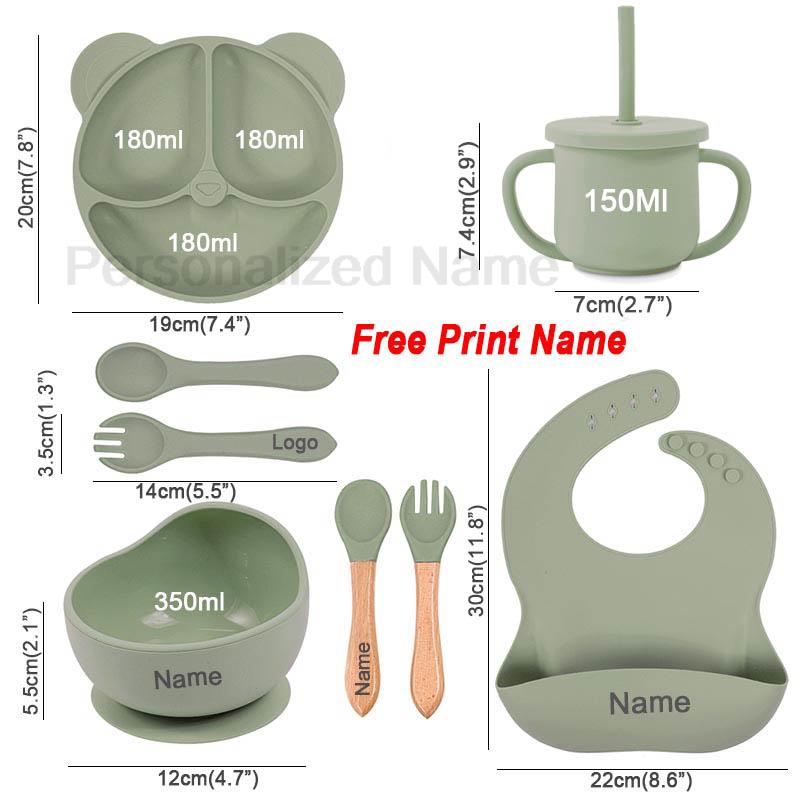 Feeding Set Silicone For Baby  - đánh giá và giá Baby Food Table