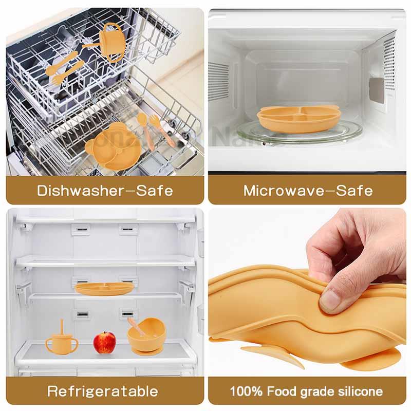 Feeding Set Silicone For Baby  - đánh giá và giá Baby Food Table