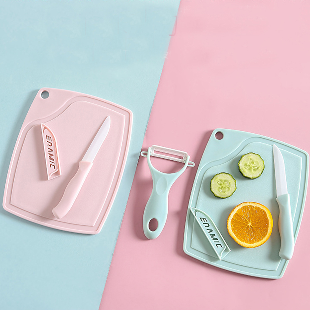 3 Pieces Ceramic Fruit Knife S - đánh giá và giá Baby Food Knife Set